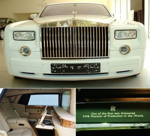 Solid gold Rolls Royce Phantom