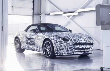В Париже покажут новый спортивный родстер Jaguar F-Type. ФОТО В Париже покажут новый спортивный родстер Jaguar F-Type. ФОТО