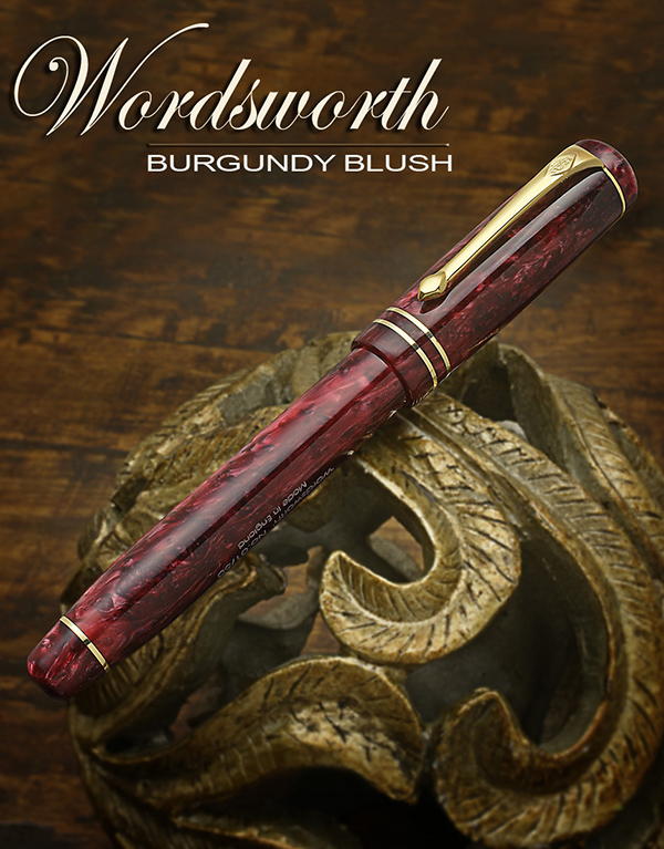 Conway Stewart Wordsworth Burgundy Blush Limited Edition